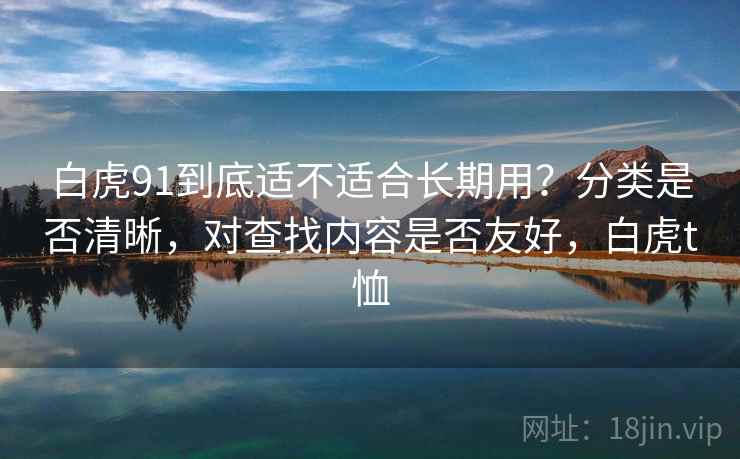 白虎91到底适不适合长期用?分类是否清晰,对查找内容是否友好,白虎t恤