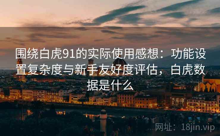 围绕白虎91的实际使用感想：功能设置复杂度与新手友好度评估，白虎数据是什么