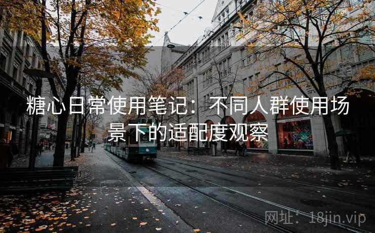 糖心日常使用笔记：不同人群使用场景下的适配度观察