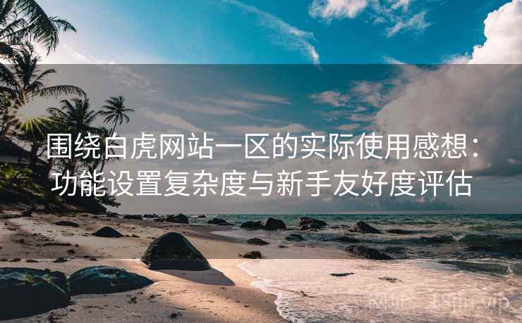 围绕白虎网站一区的实际使用感想：功能设置复杂度与新手友好度评估