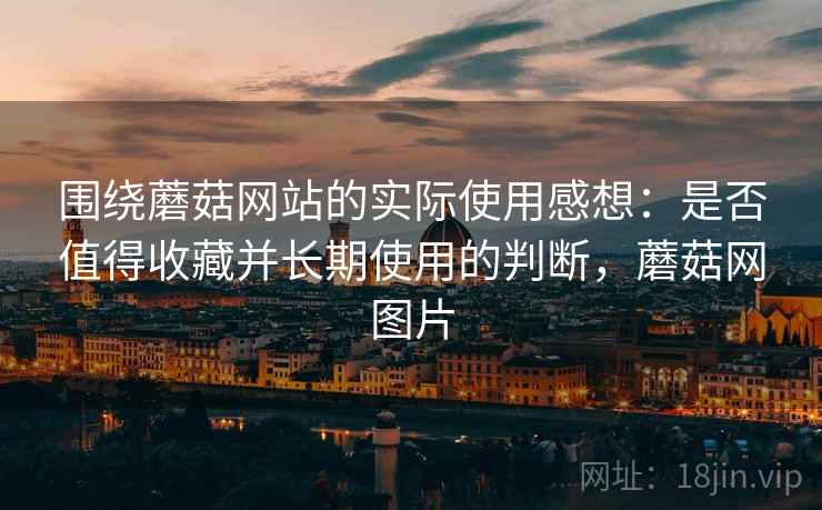 围绕蘑菇网站的实际使用感想:是否值得收藏并长期使用的判断,蘑菇网图片