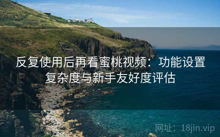反复使用后再看蜜桃视频：功能设置复杂度与新手友好度评估